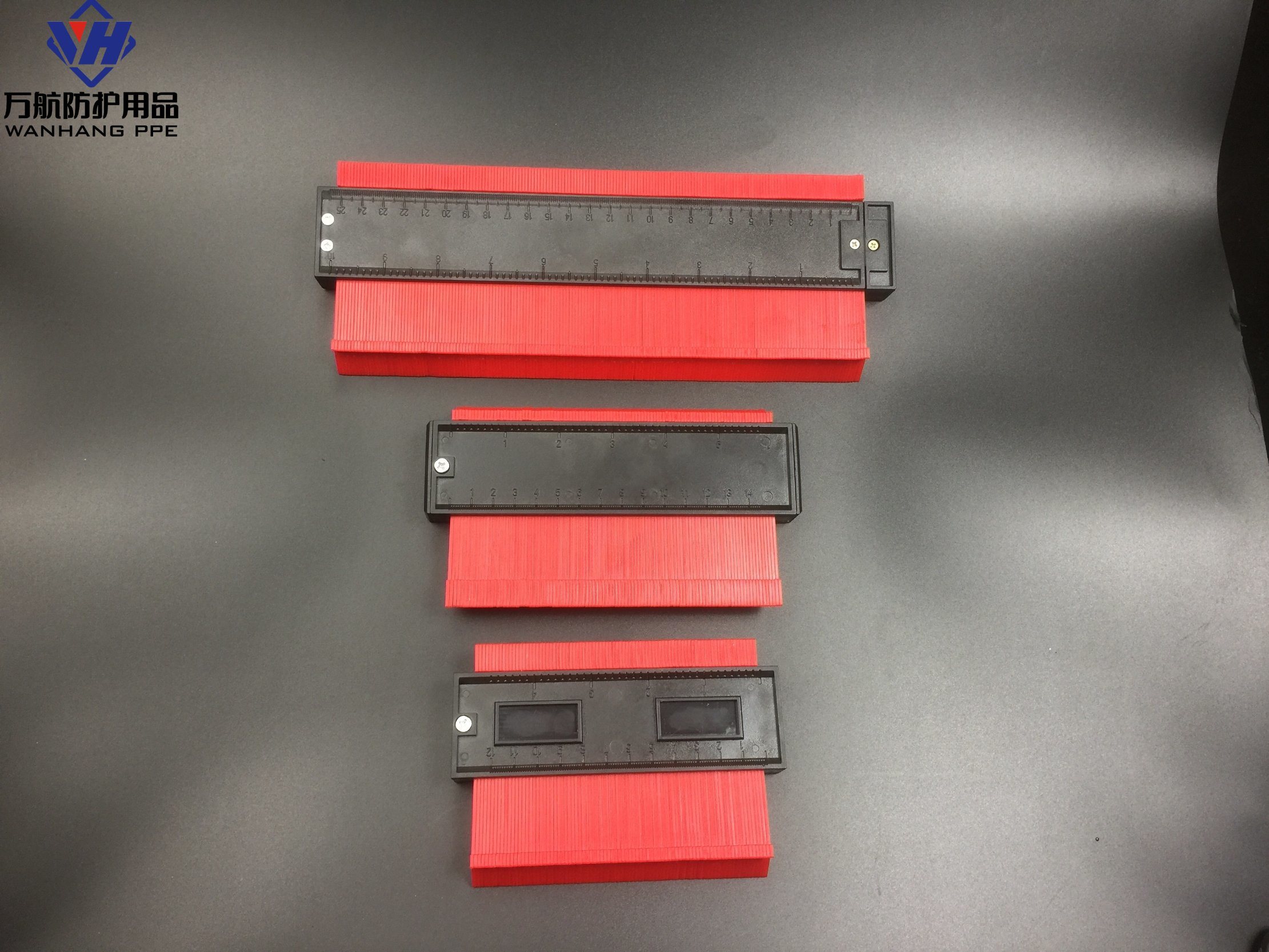 China Plastic Contour Gauge Tool Shape Contour Gauge Profile Tool with Lock manufacturers