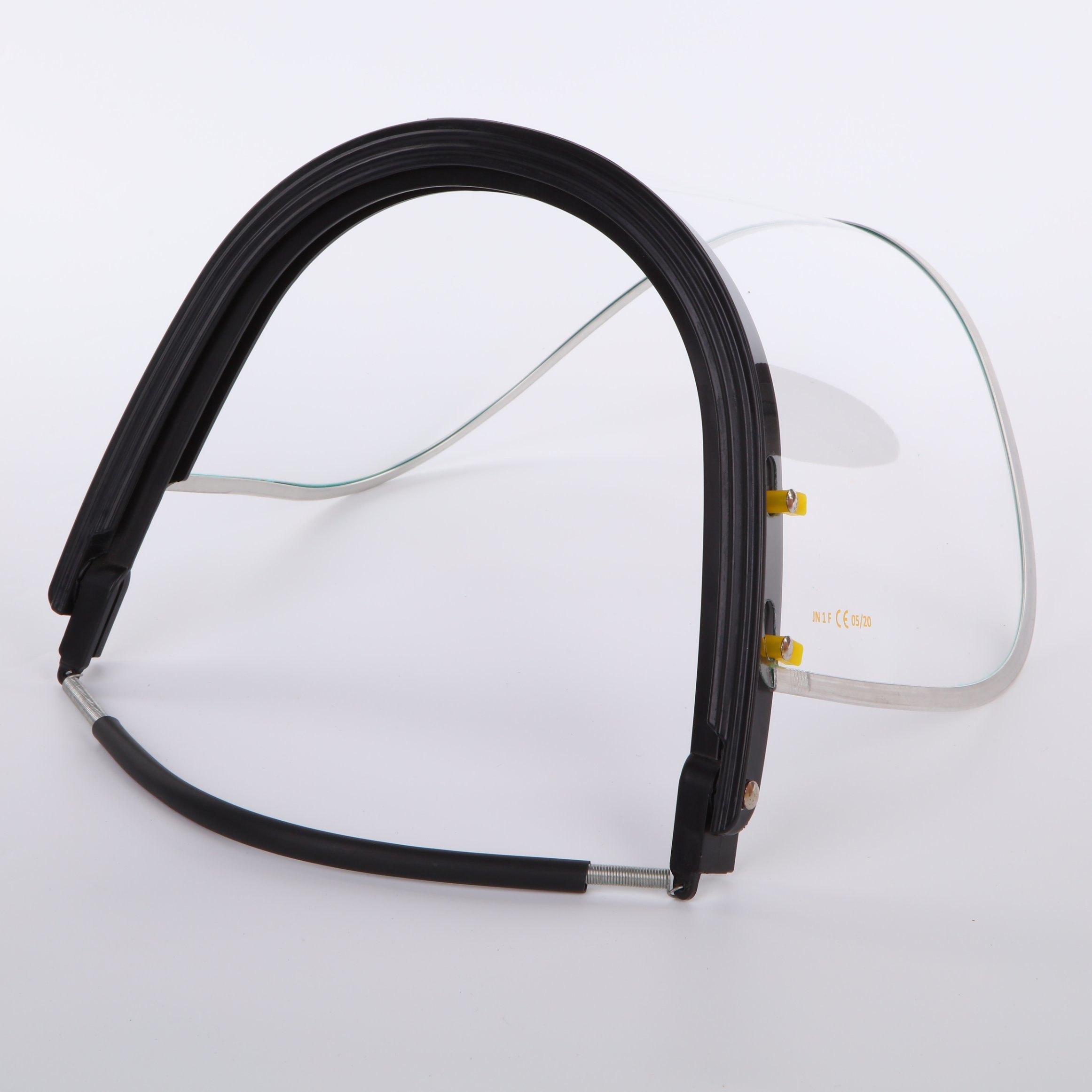 China Pc Protect Face Shield Visor Eye Protective With Aluminum Frame Pvc Visors Manufacturers